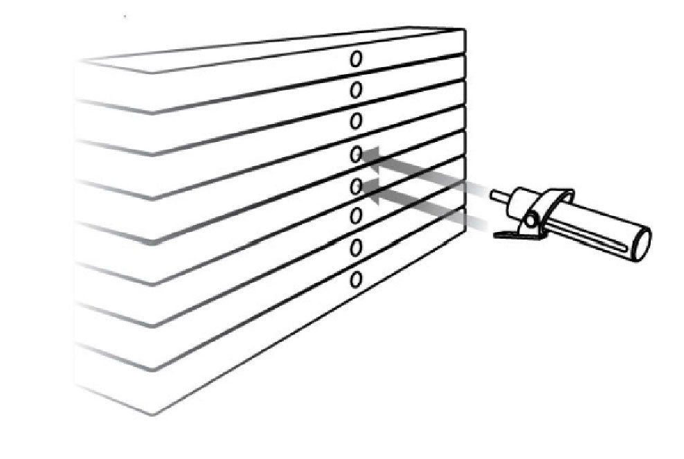 dropset pins illustratie stap 4
